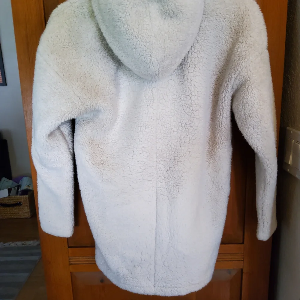 The North Face Kids White Fleece Jacket